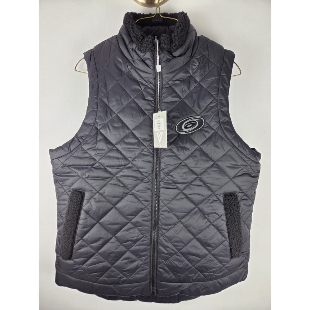 Levelwear Men Yeti Vest NHL Carolina Hurricanes Black Small New With Tag